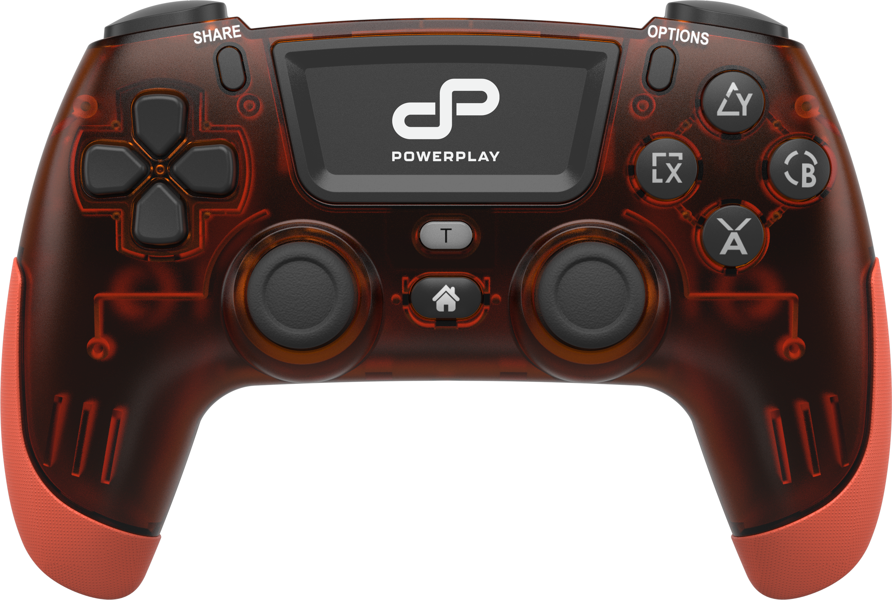 PowerPlay PS4 Wireless Controller (Translucent Red)