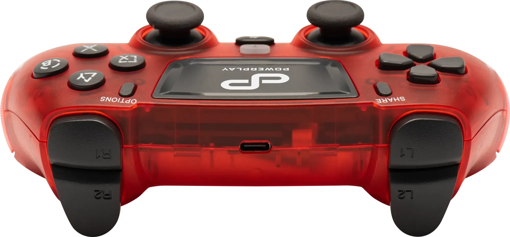 PowerPlay PS4 Wireless Controller (Translucent Red)