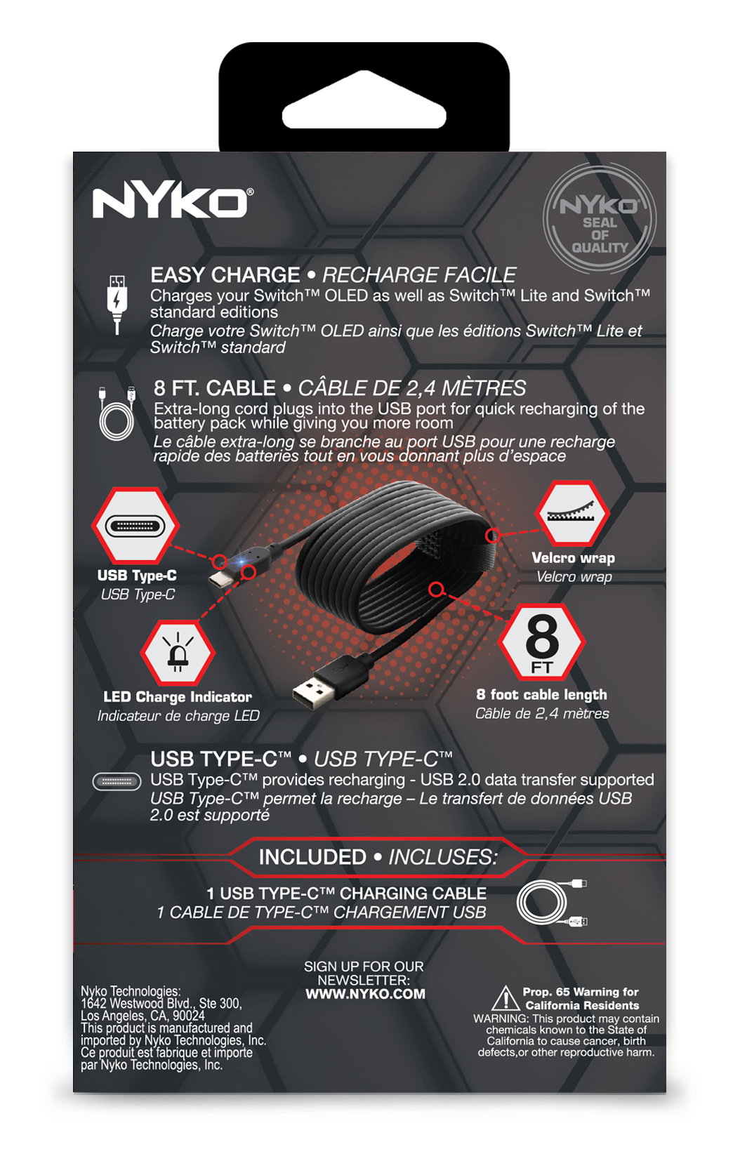 Nyko Switch Charge Link (OLED)