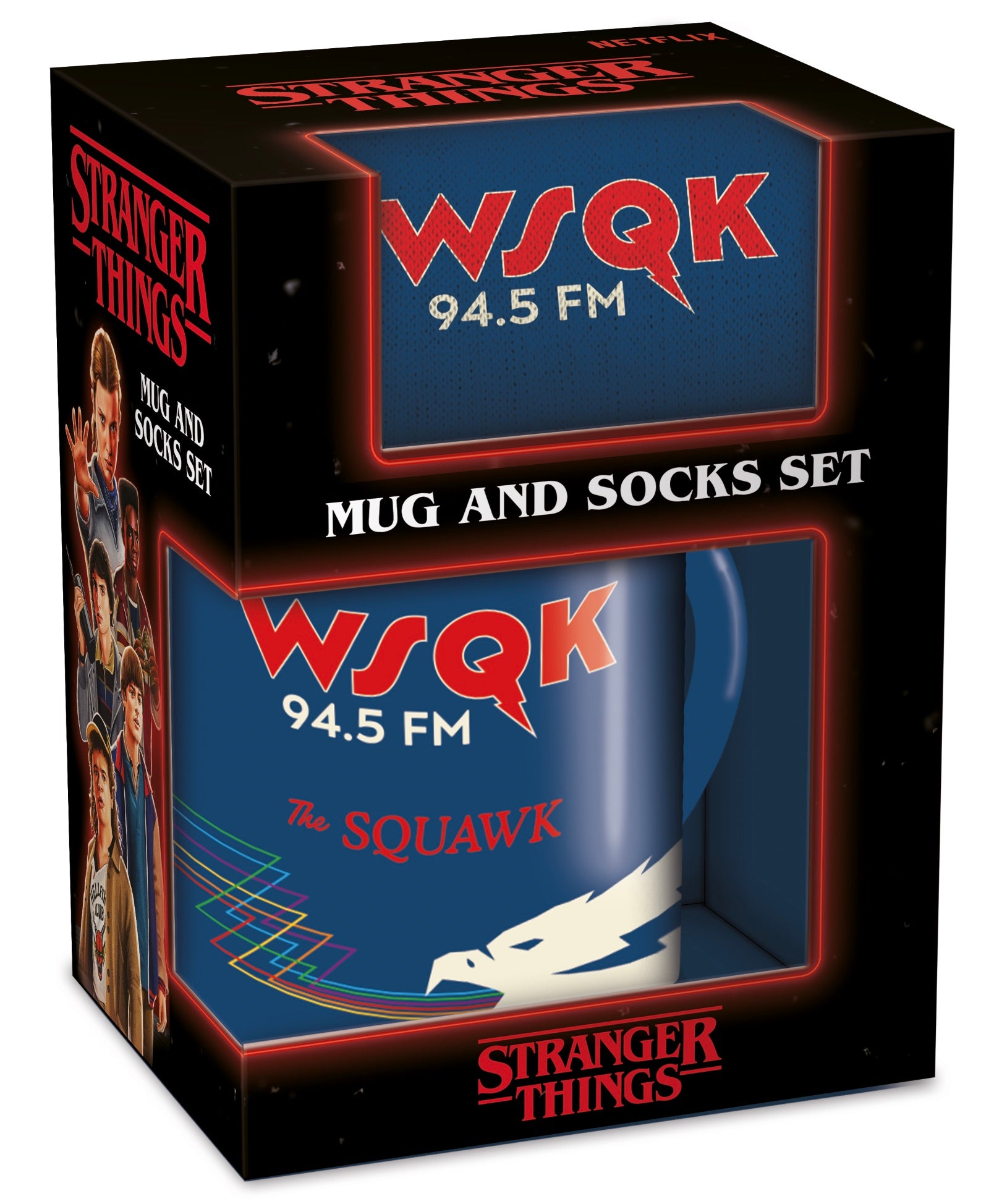 Stranger Things WSQK Mug & Sock Set