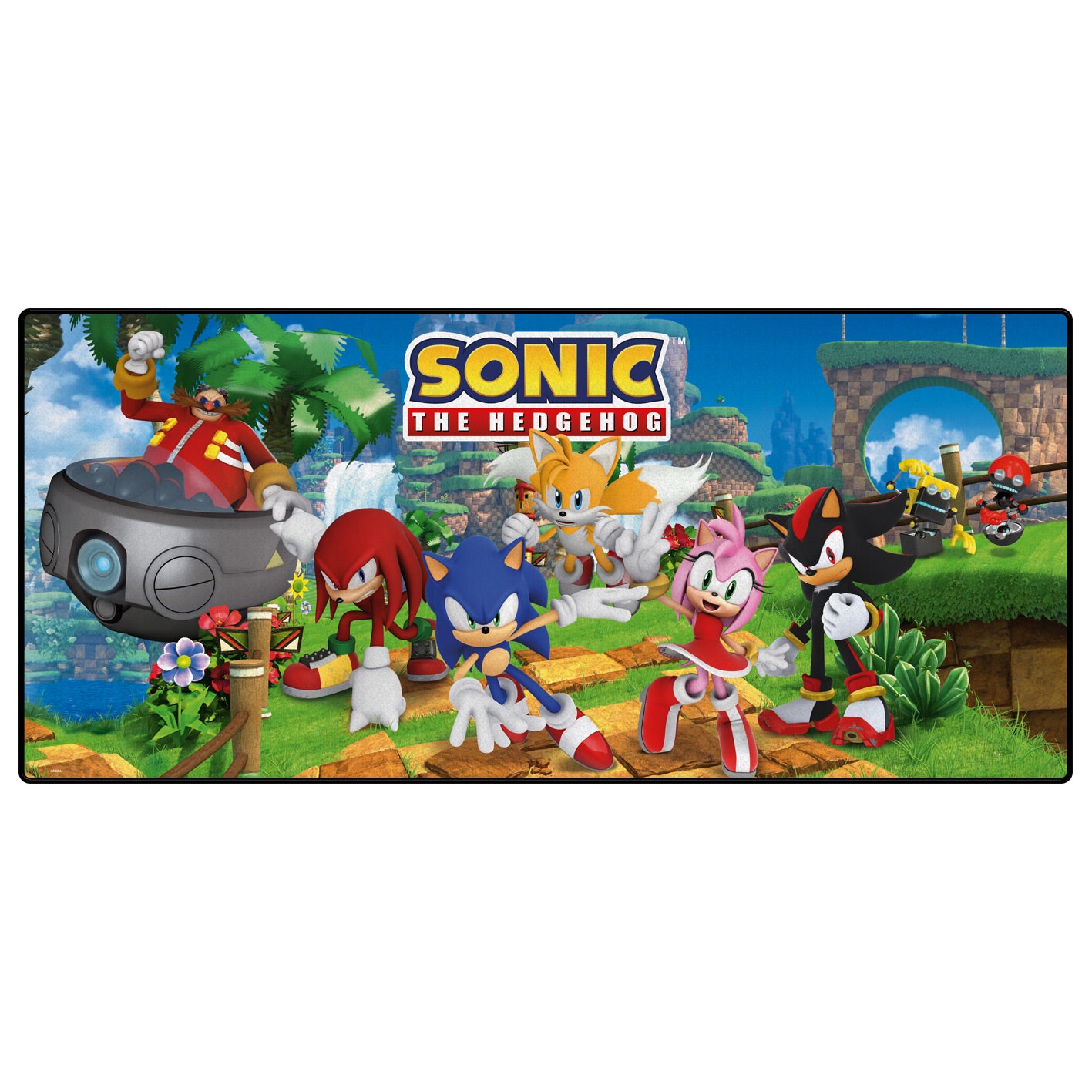 Sonic The Hedgehog Characters XL Gaming Mat