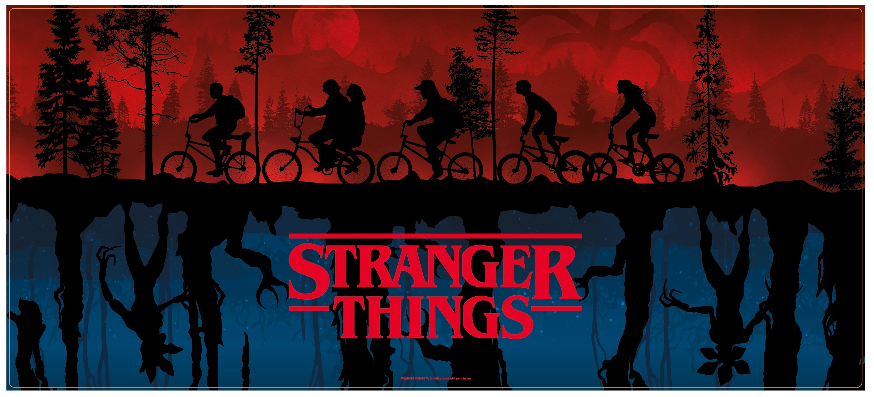 Stranger Things Upside Down XL Gaming Mat