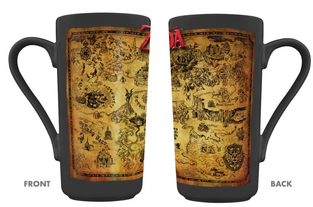 The Legend Of Zelda Map Grande Mug