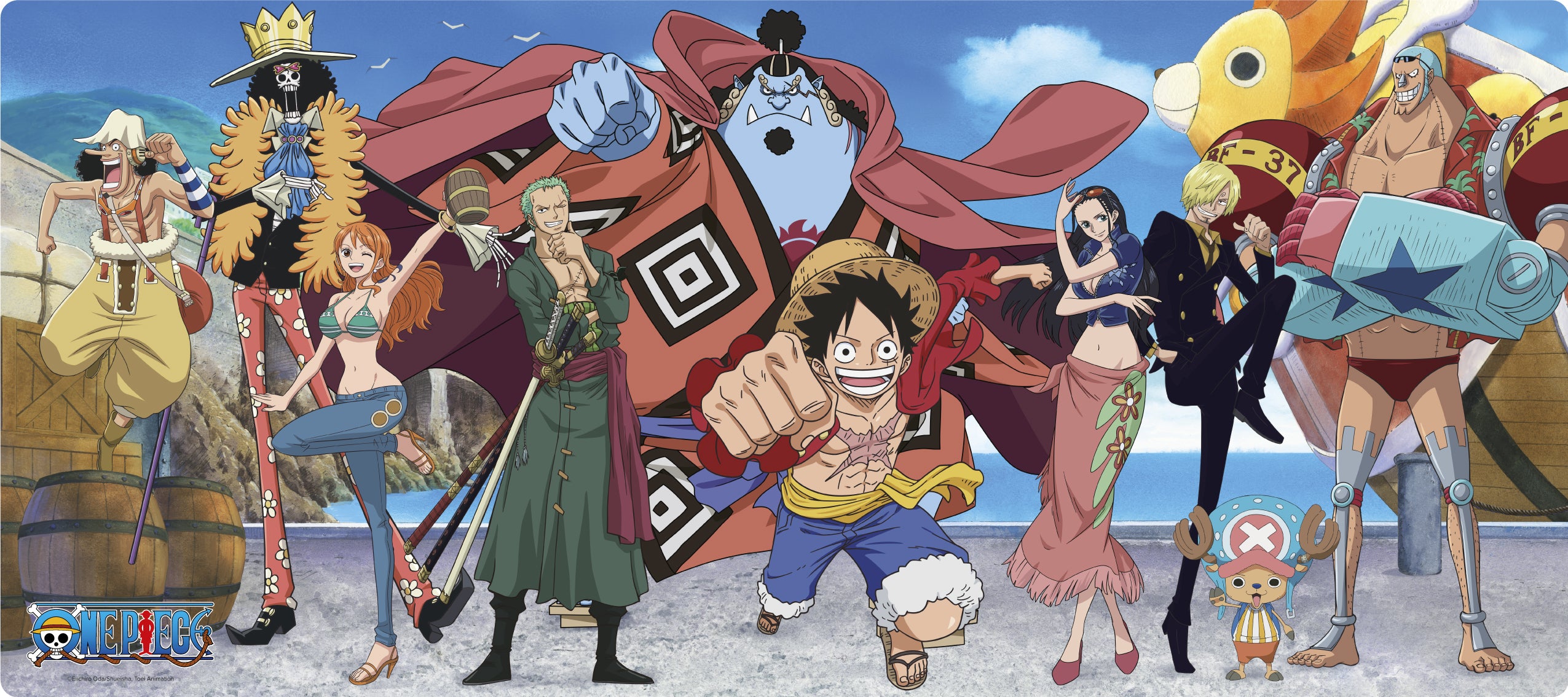 One Piece Straw Hat Pirates XXL Gaming Mat