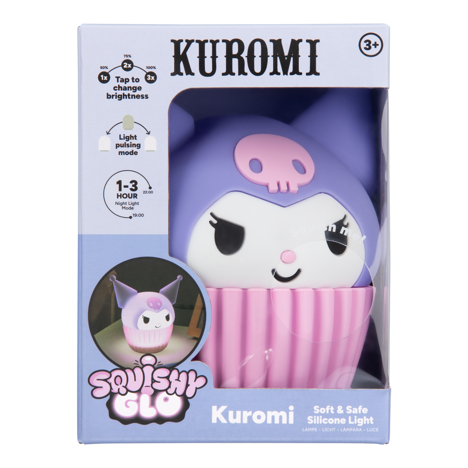 Kuromi SquishyGlo Light