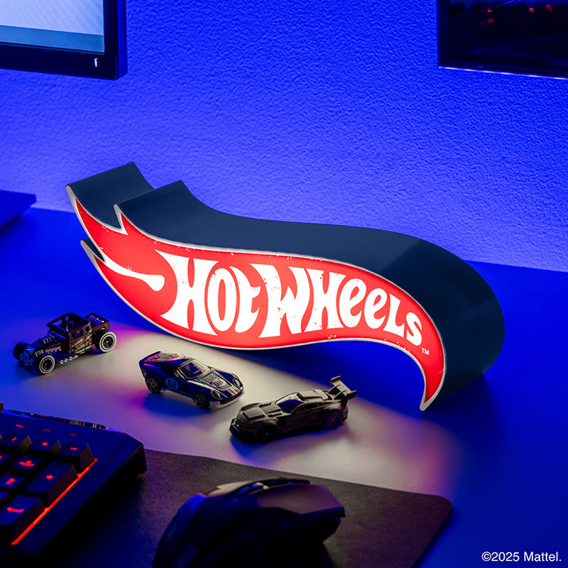 Hot Wheels Red & White Logo Light