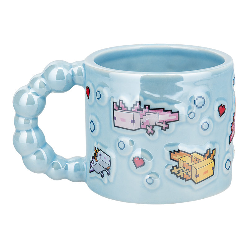 Minecraft Axolotl Bubble Shaped Mug
