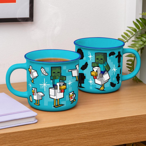 Minecraft Chicken Jockey Heat Change Mug