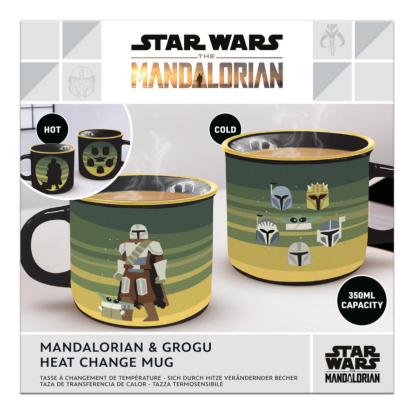 Star Wars Mandalorian and Grogu Heat Change Mug