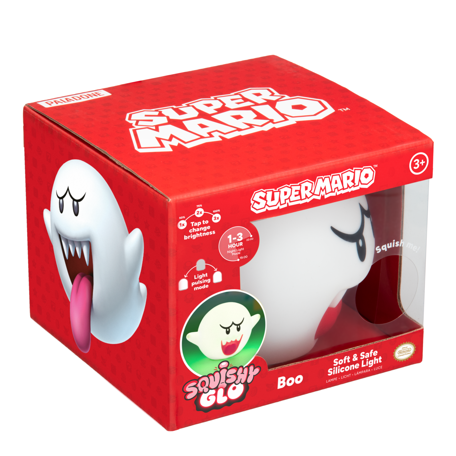 Super Mario Boo SquishyGlo Light