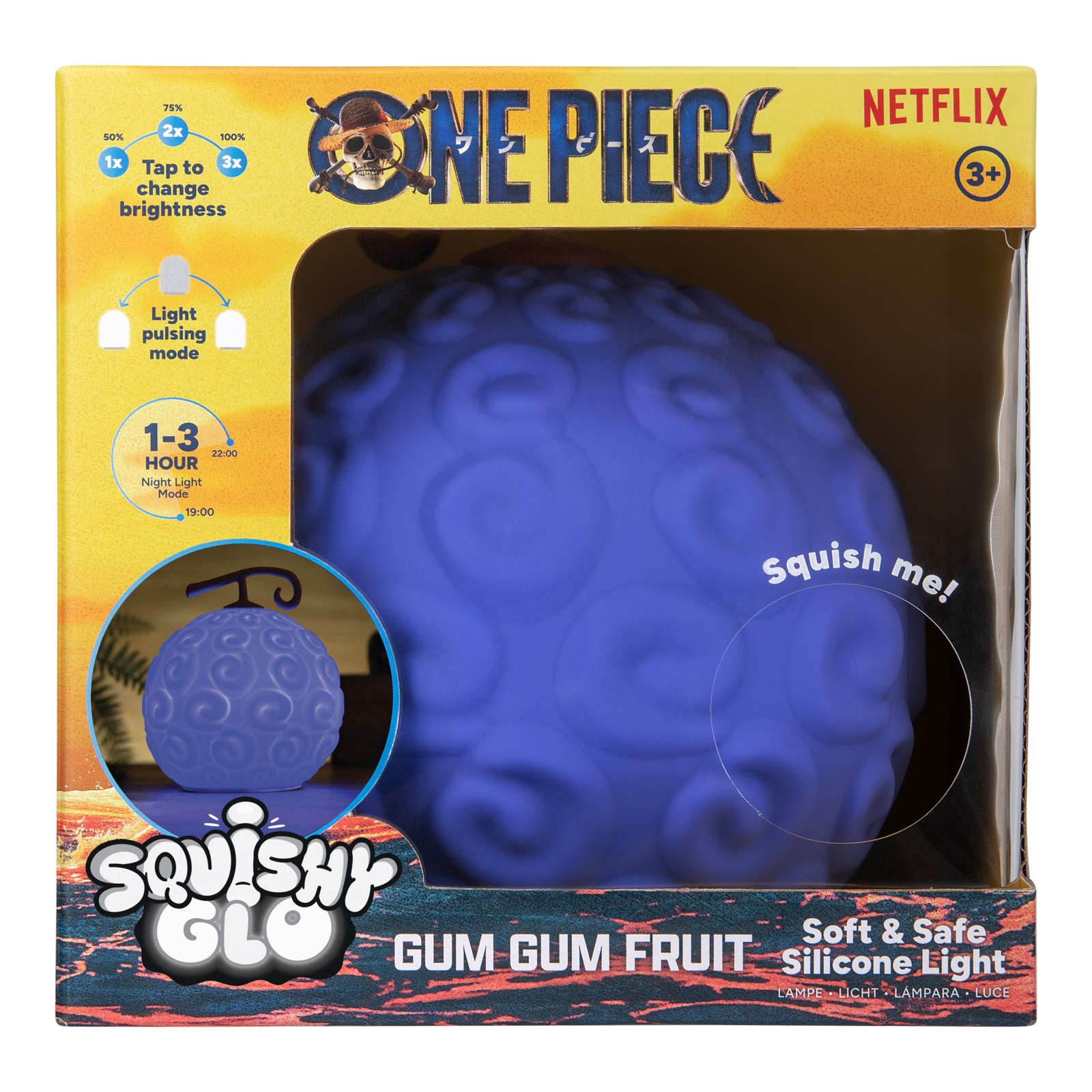 One Piece GumGum Fruit SquishyGlo Light