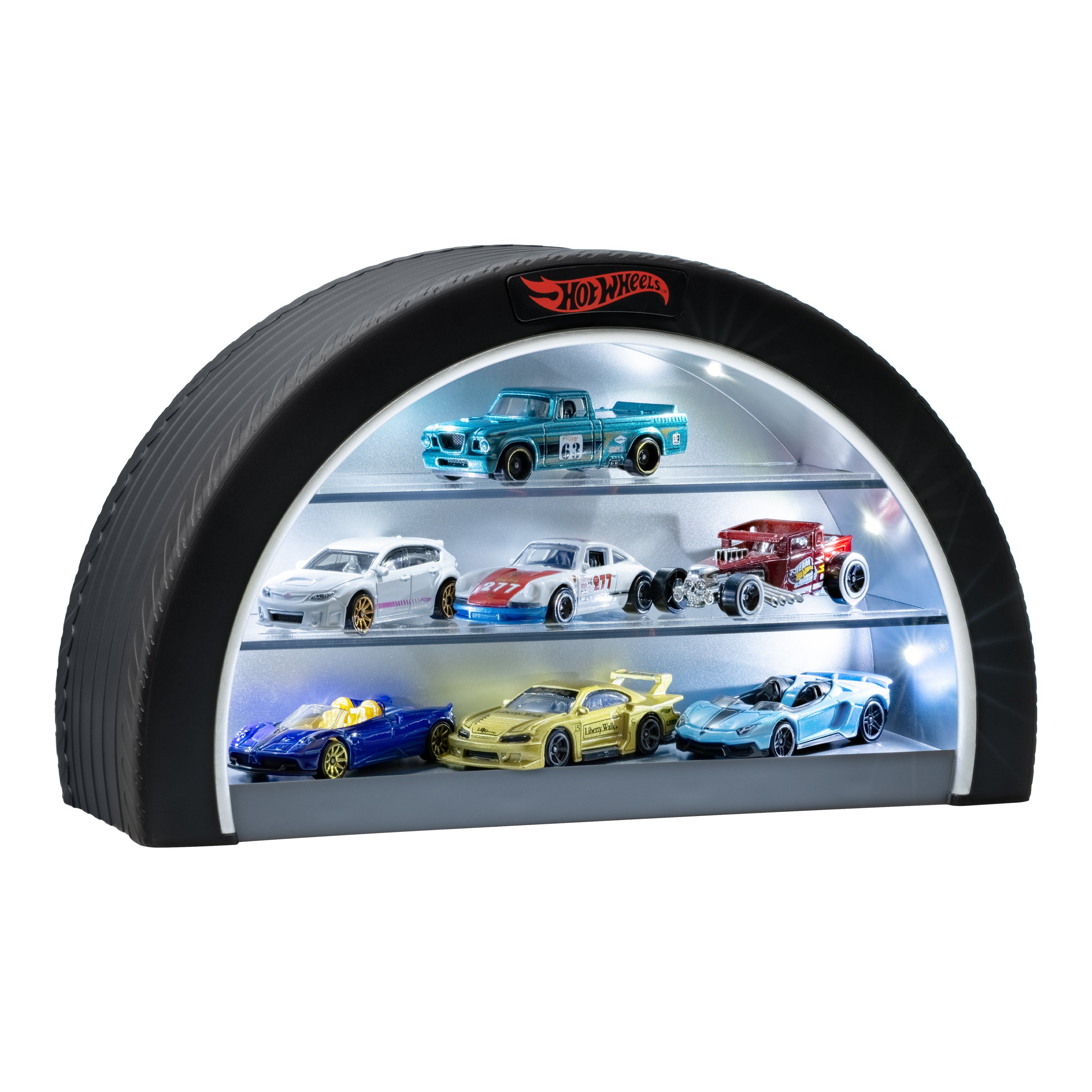 Hot Wheels Tyre Display Case Light