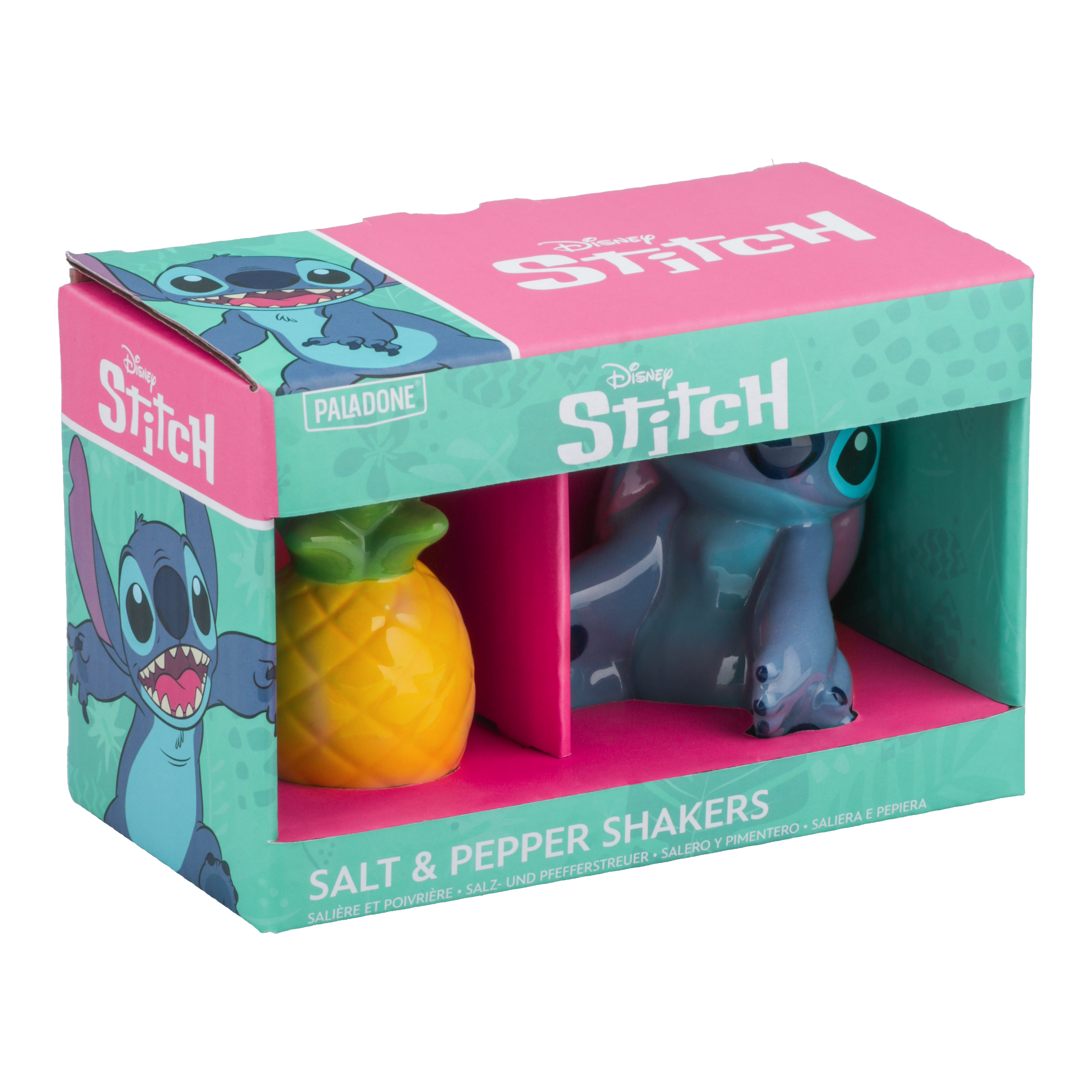 Disney Stitch and Pineapple Salt & Pepper Shakers