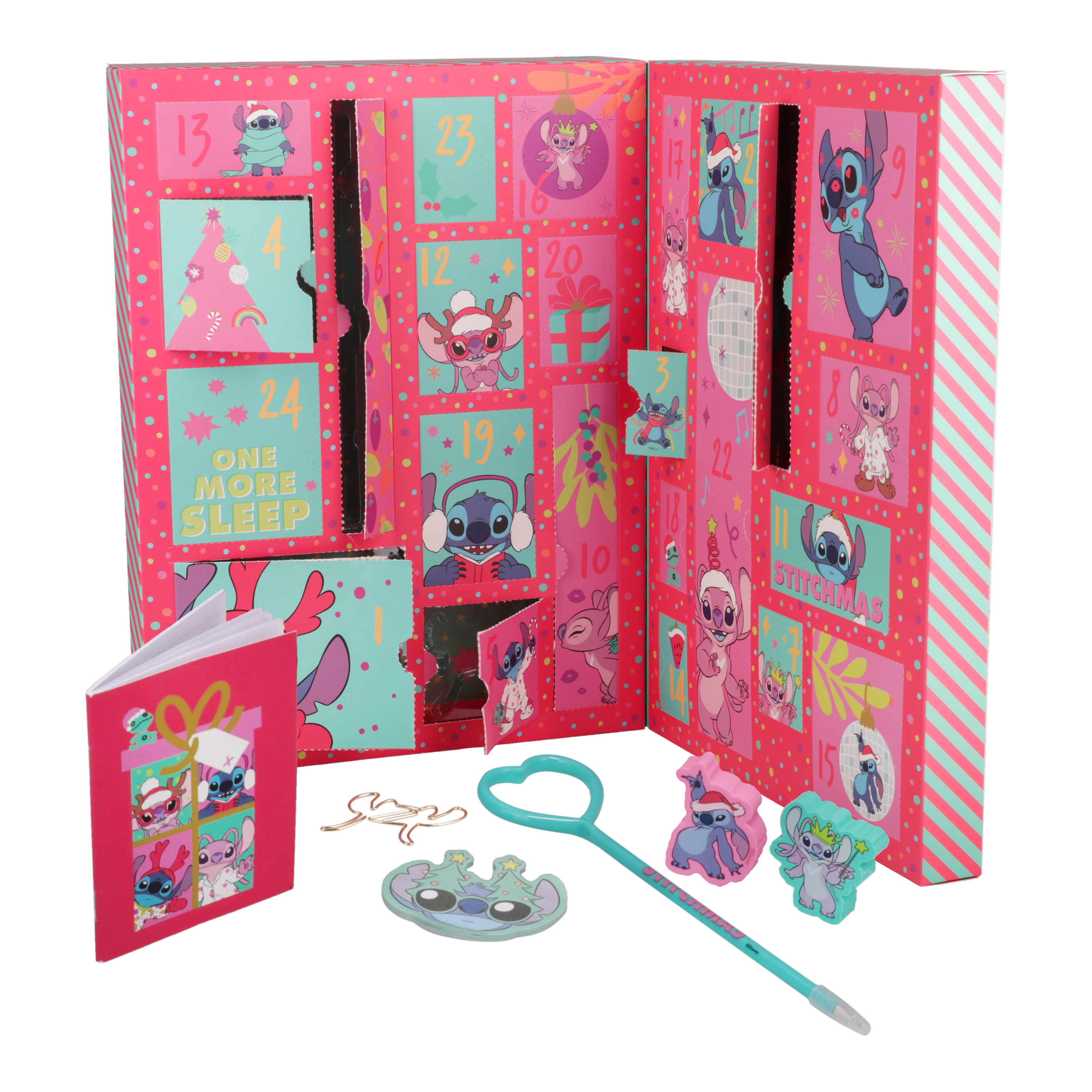 Disney Stitch Stationery 24 Day Advent Calendar