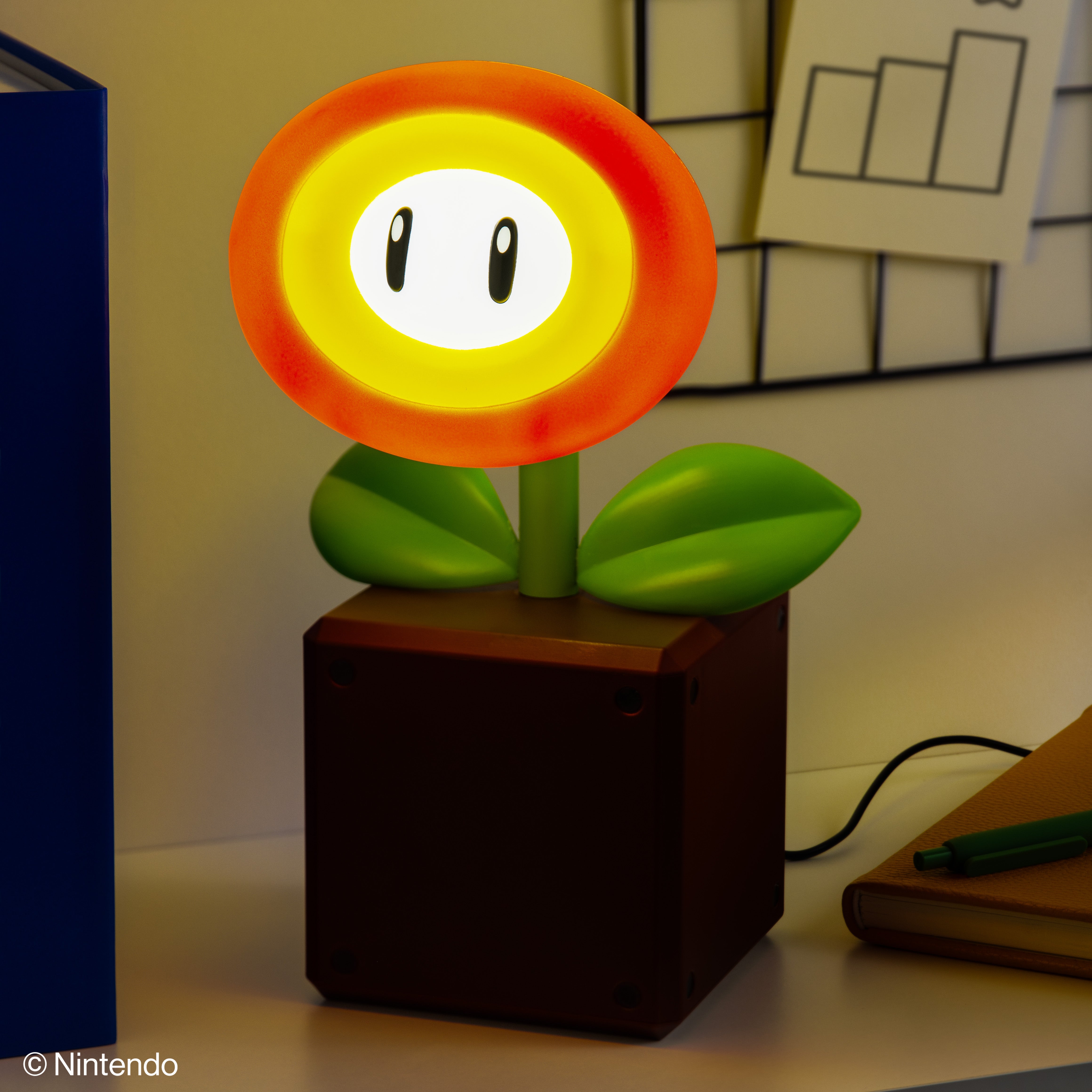 Super Mario Fire Flower Lamp