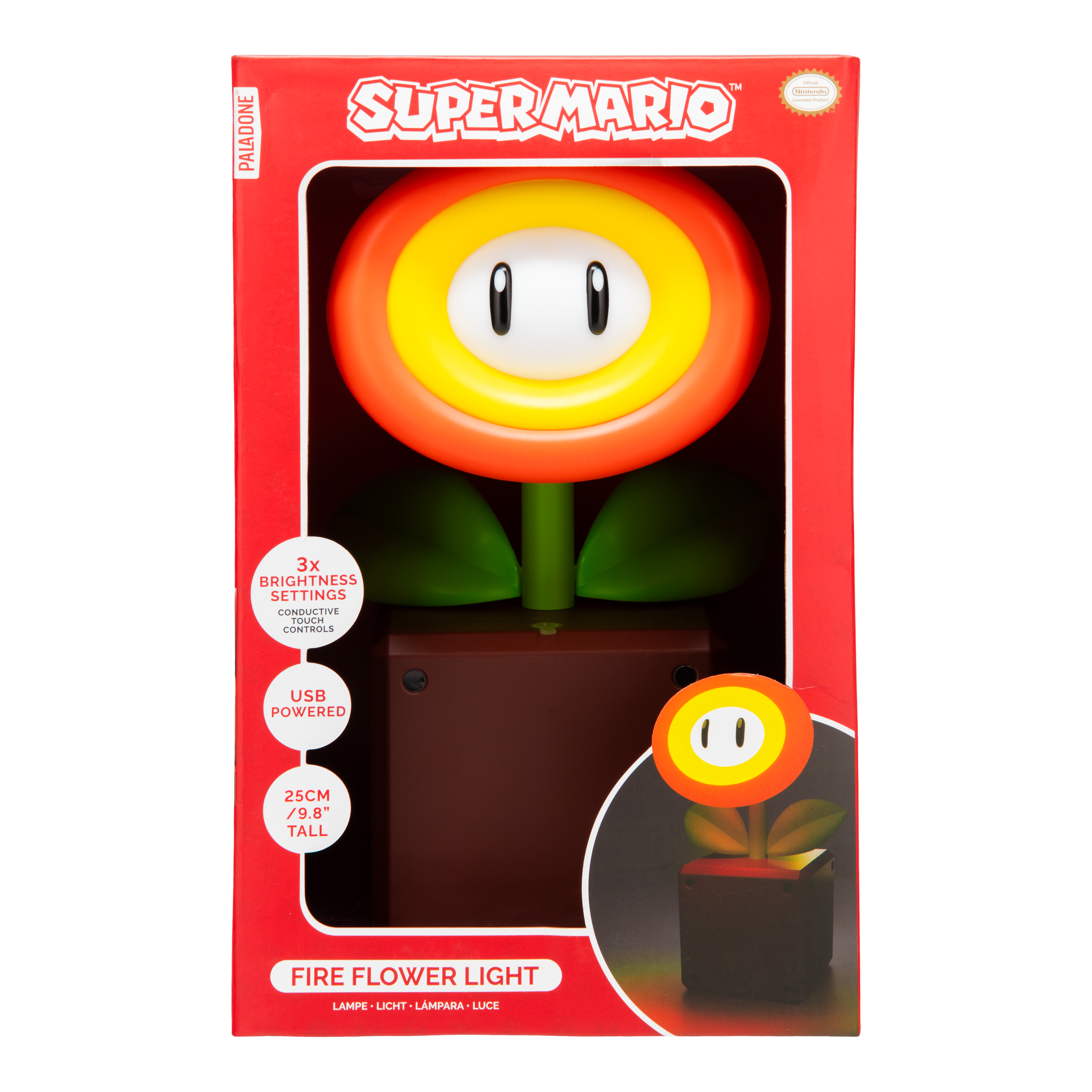 Super Mario Fire Flower Lamp