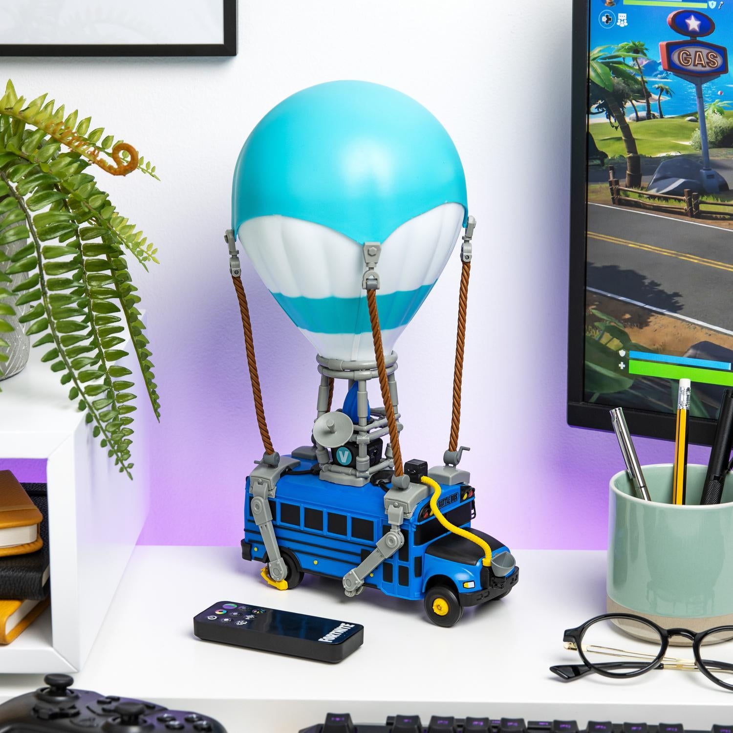 Fortnite Battle Bus Diorama Light
