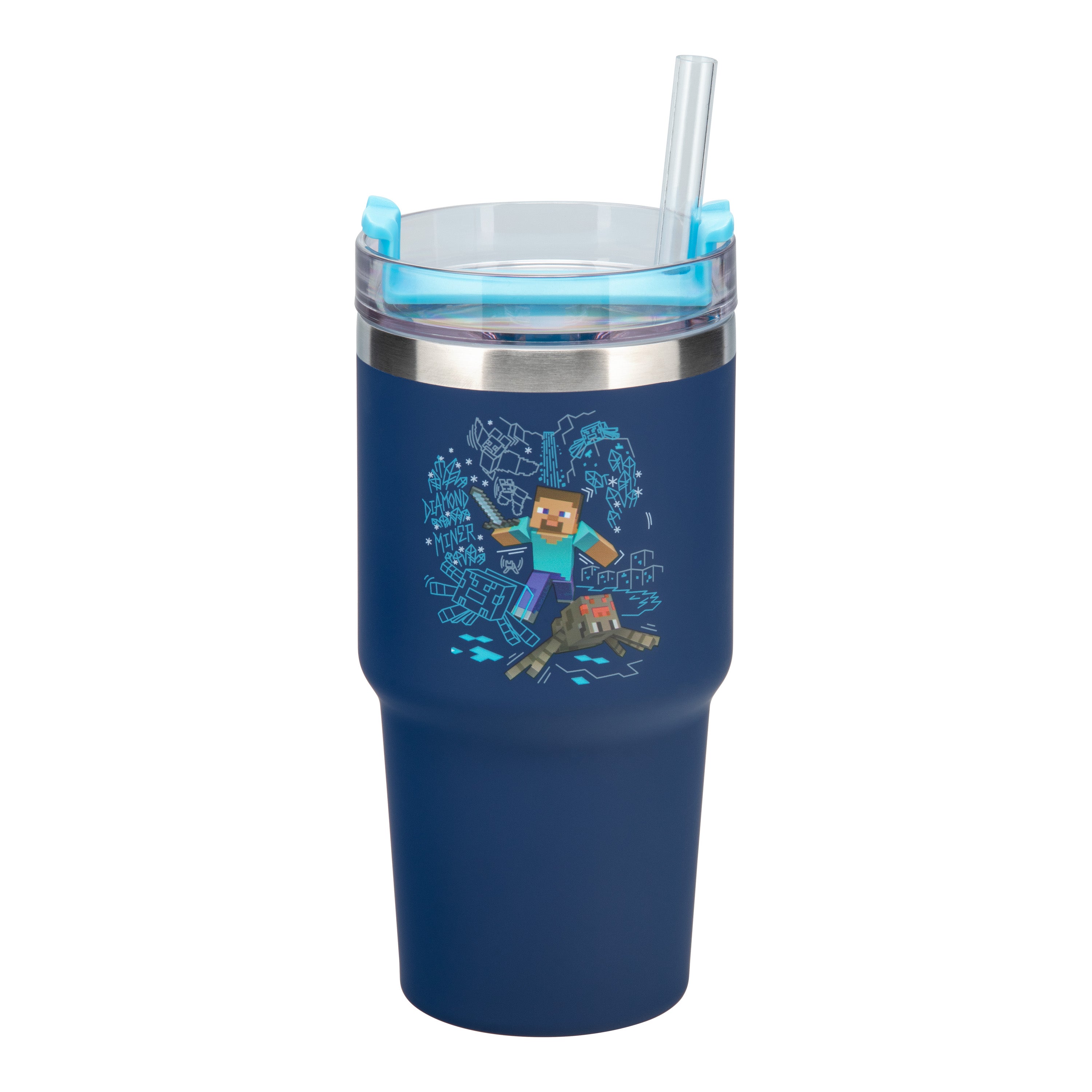Minecraft Blue Gamer Cup (600mls)