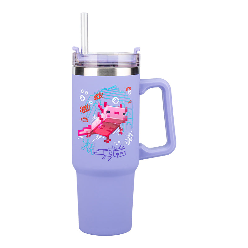 Minecraft Purple Travel Cup (900mls)
