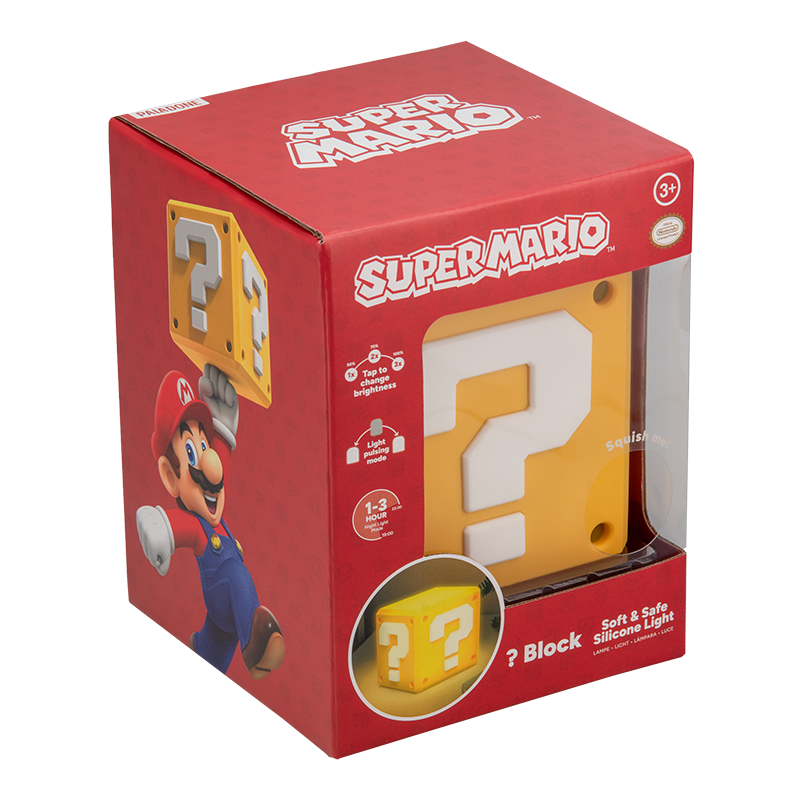 Super Mario Question Block SquishyGlo Light