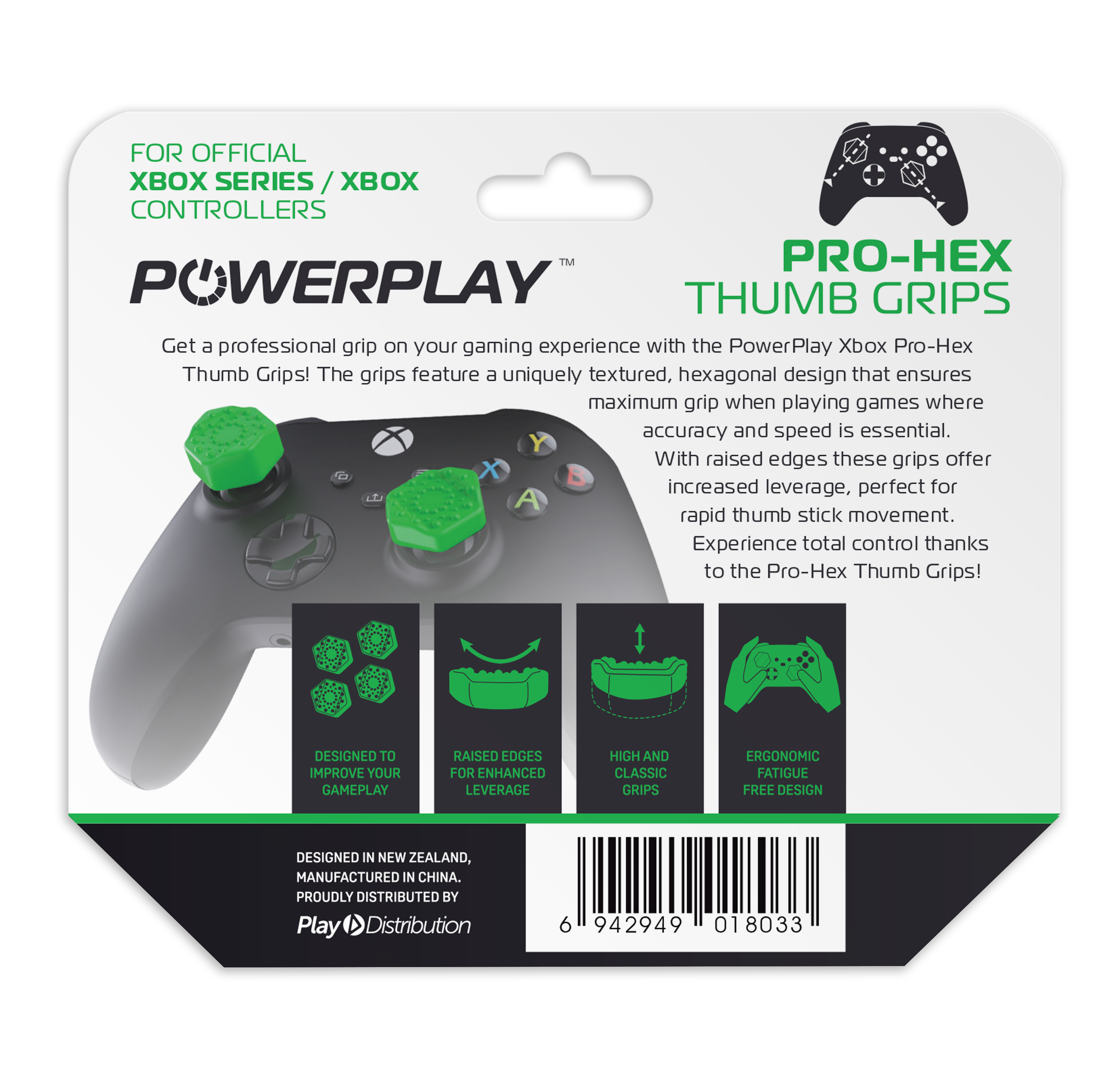 PowerPlay Xbox Pro-Hex Thumb Grips
