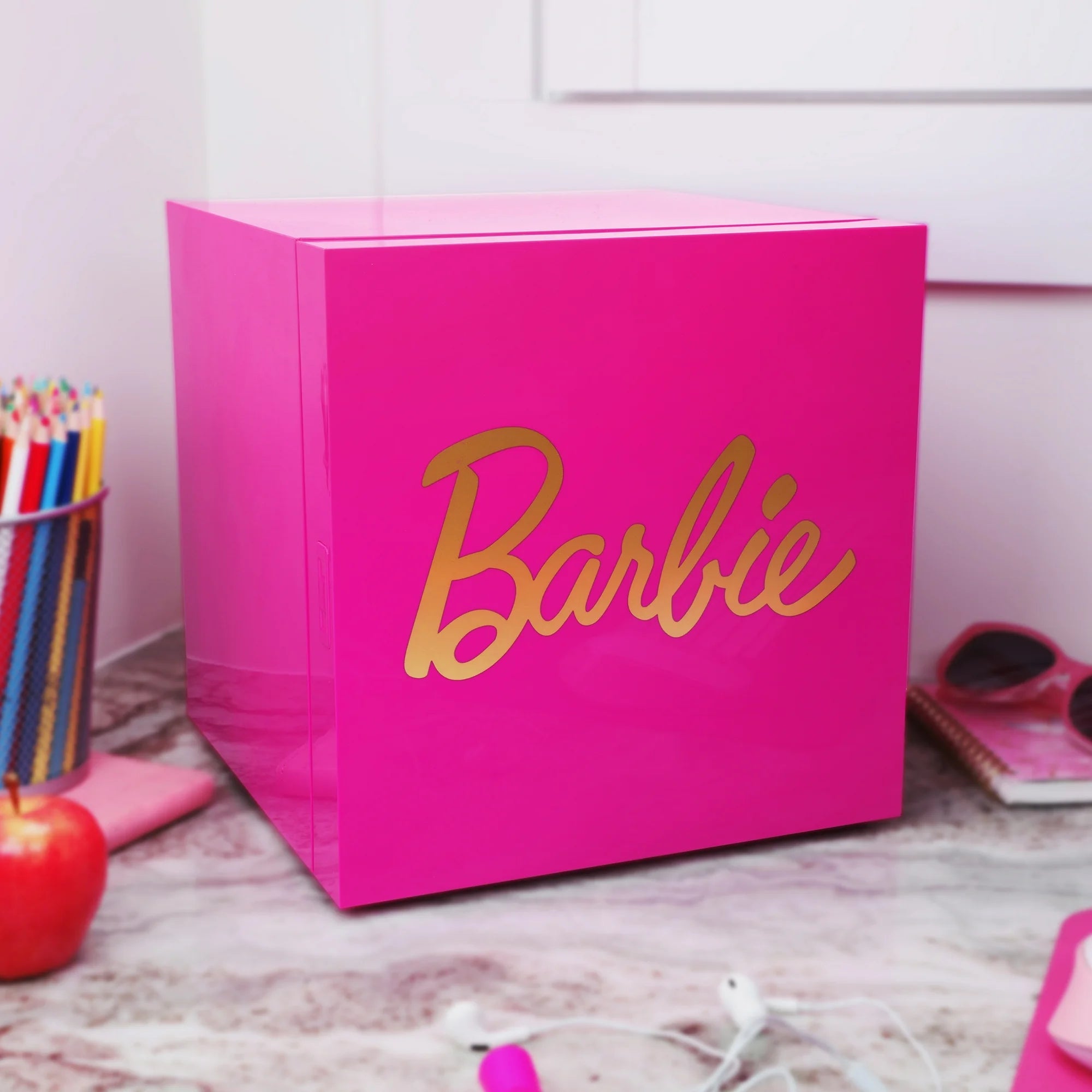 Barbie Hot Pink Mini Fridge (6.7L)
