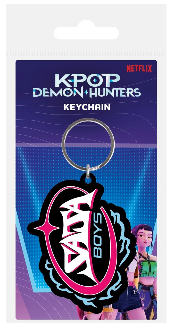 K-Pop Demon Hunters Saja Boys Logo Keychain