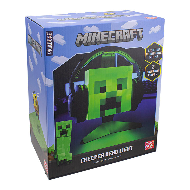 Minecraft Creeper Head Light Stand