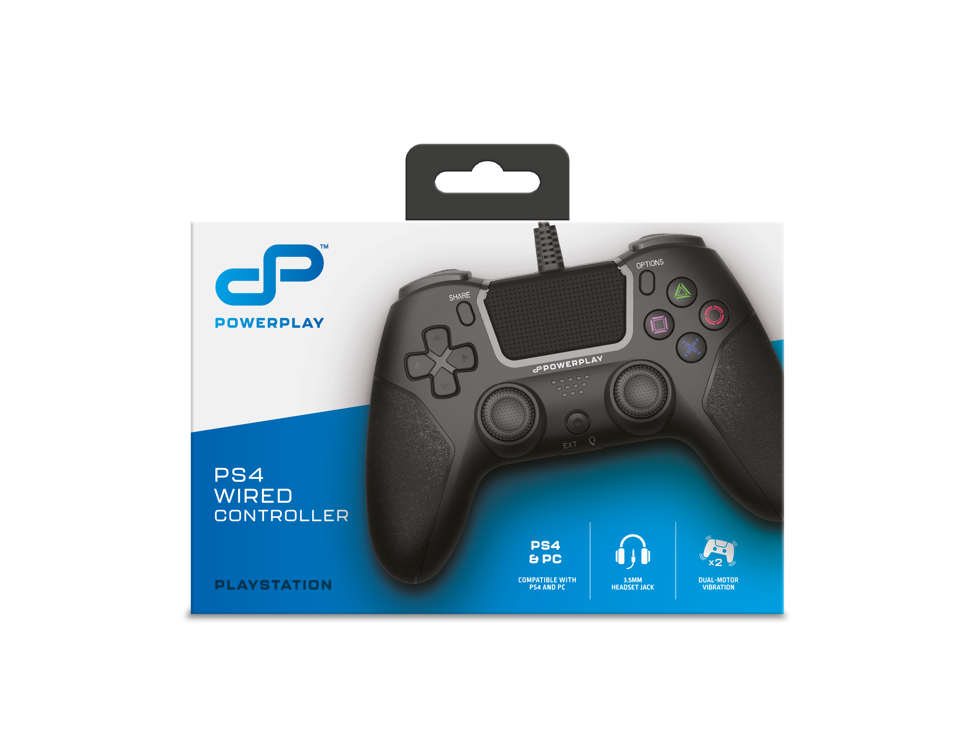PowerPlay PS4 Wired Controller (Black)