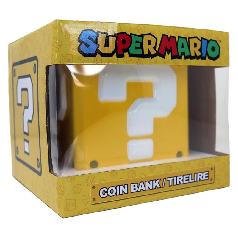 Super Mario Question Mark Block Money Box