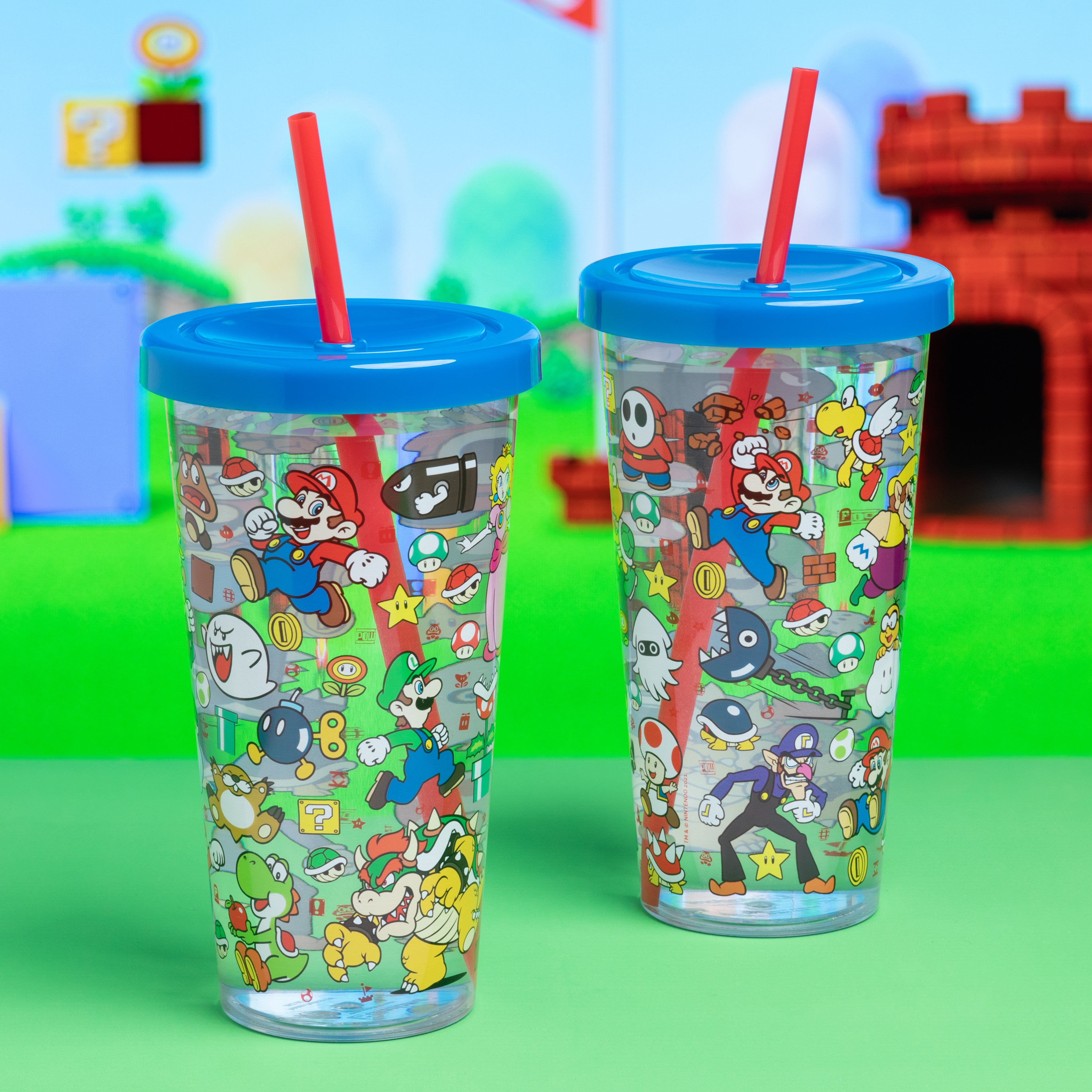 Super Mario Cup & Straw