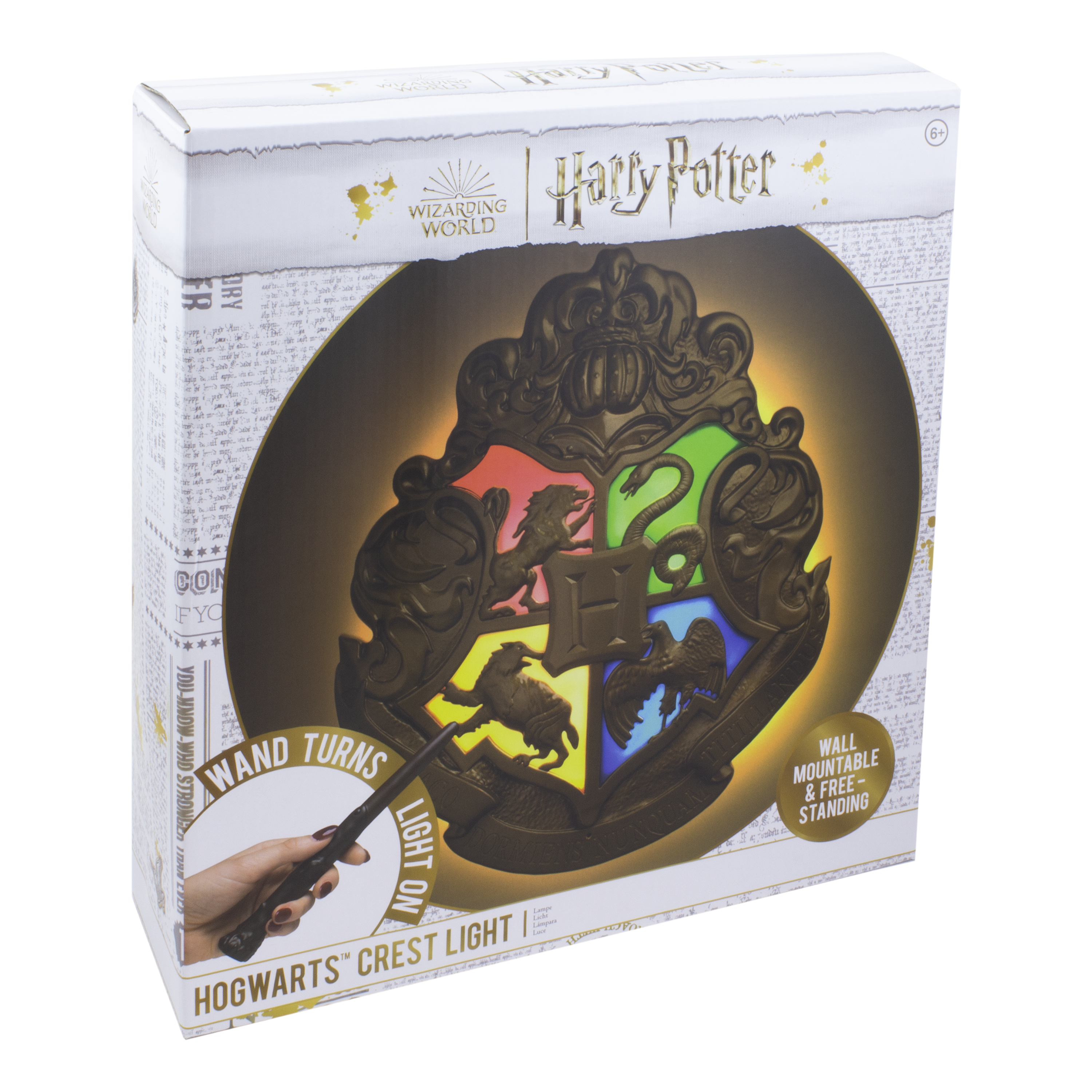 Harry Potter Crest Light with Wand Remote