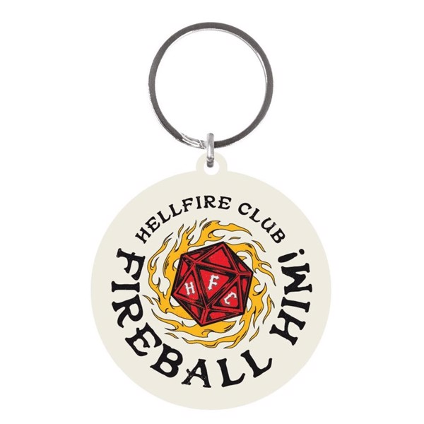 IM Stranger Things Fireball Him Keychain
