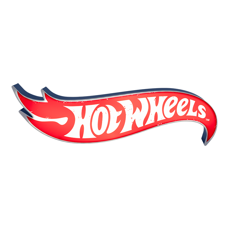 Hot Wheels Red & White Logo Light