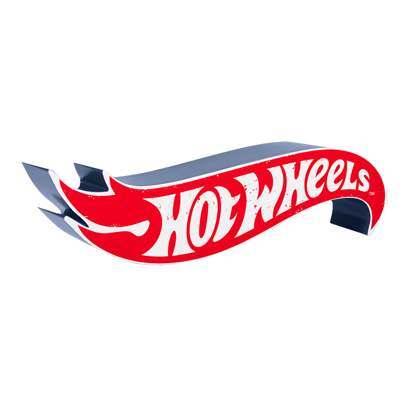 Hot Wheels Red & White Logo Light