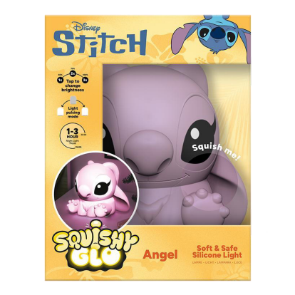 Disney Stitch Angel SquishyGlo Silicone Light