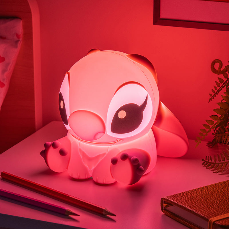 Disney Stitch Angel SquishyGlo Silicone Light