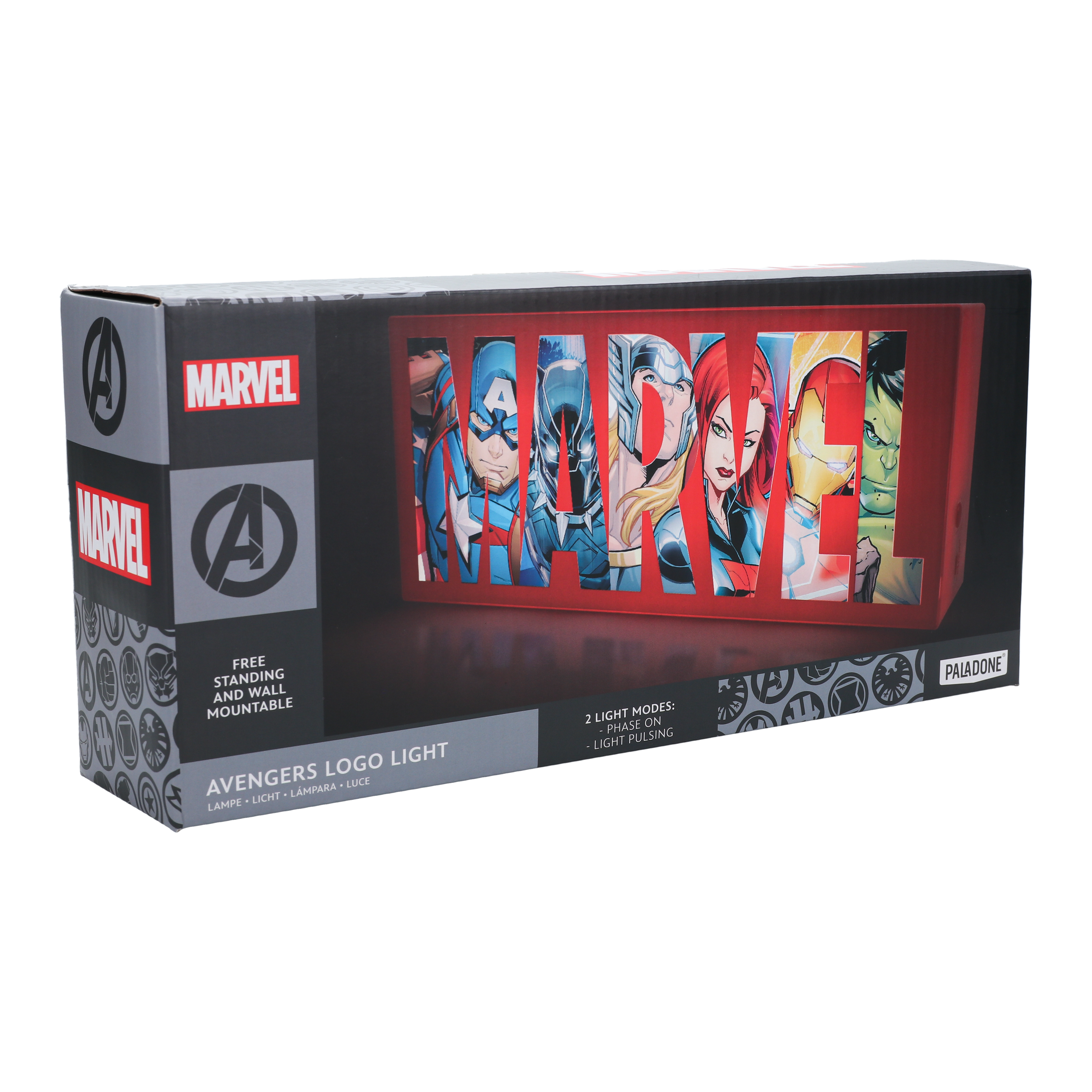 Marvel Avengers Logo Light