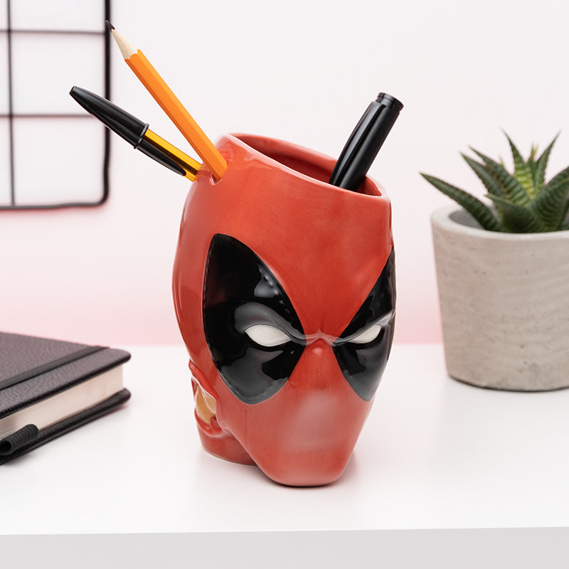 Deadpool Pen & Plant Pot