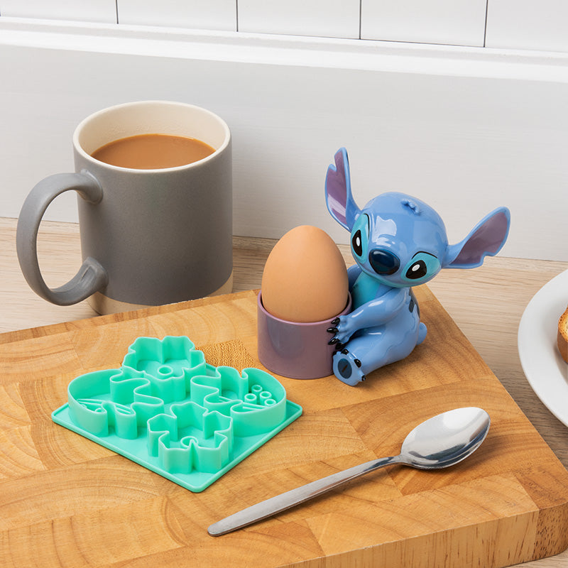 Disney Lilo & Stitch Egg Cup and Toast Cutter Set