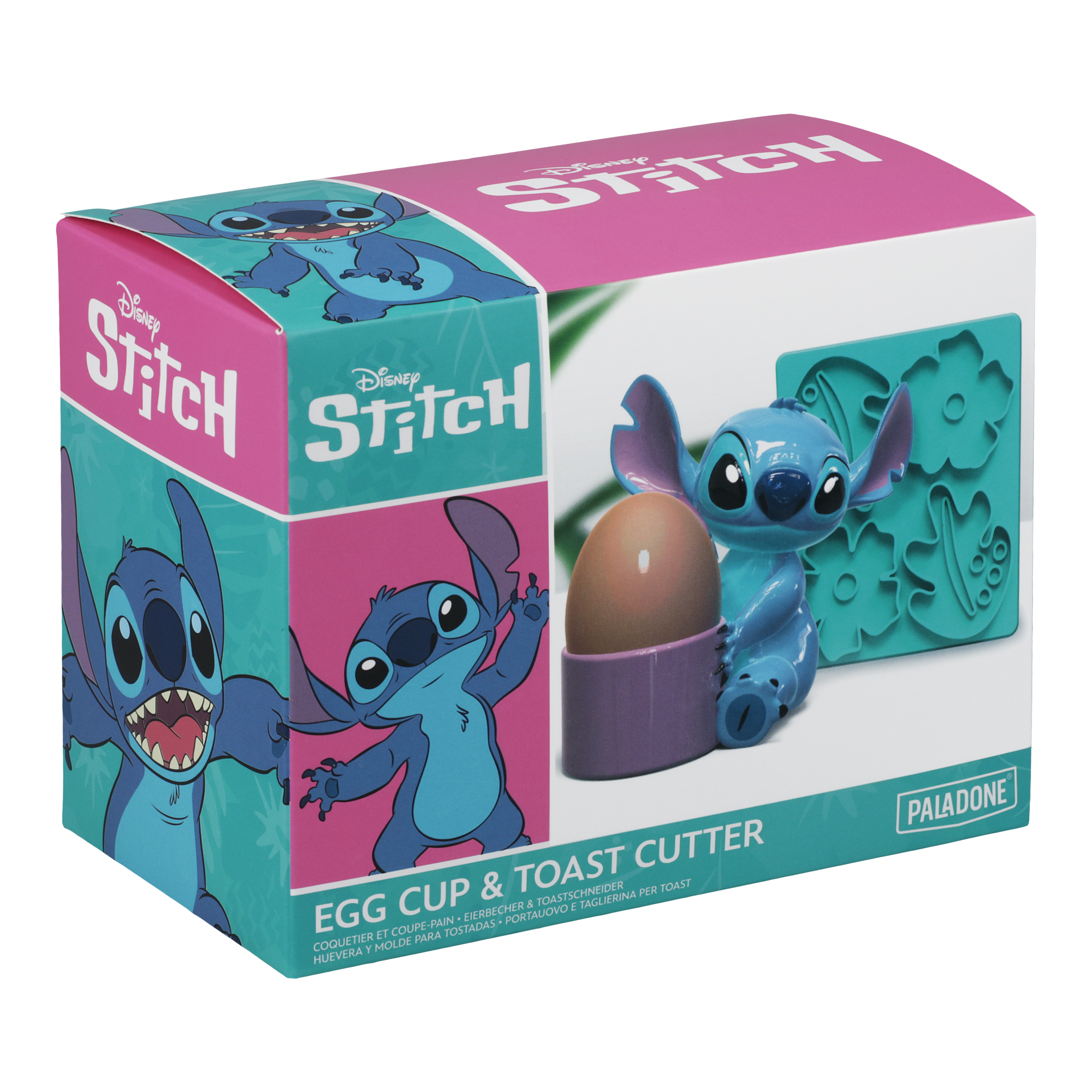 Disney Lilo & Stitch Egg Cup and Toast Cutter Set