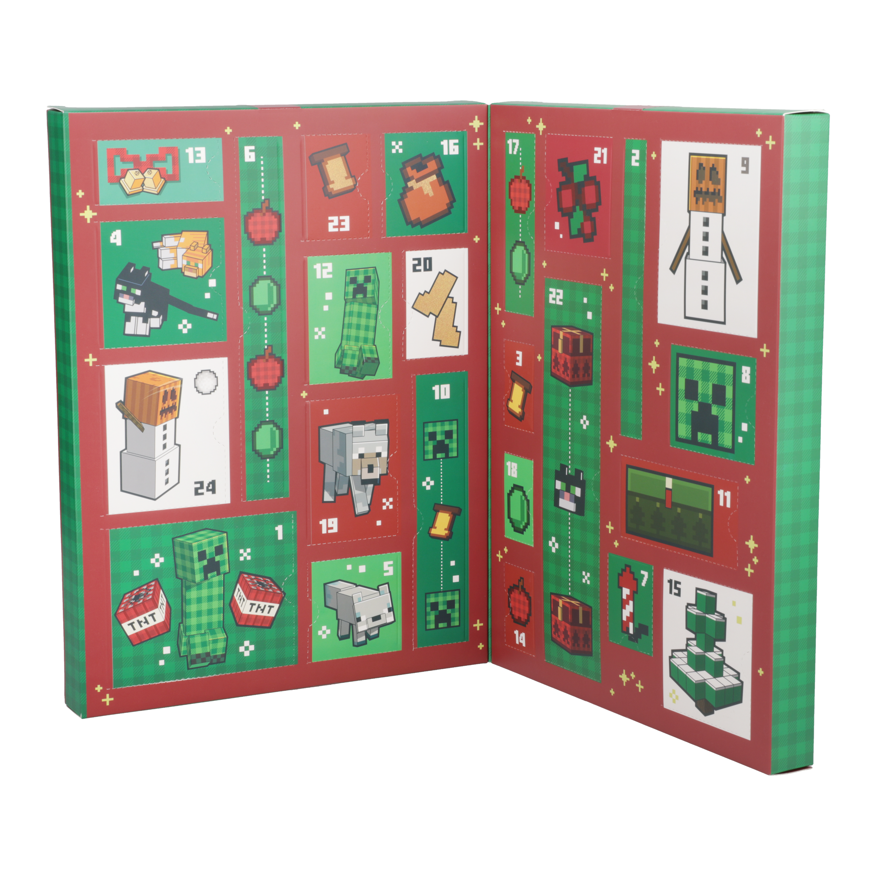 Minecraft Stationery 24 Days Advent Calendar