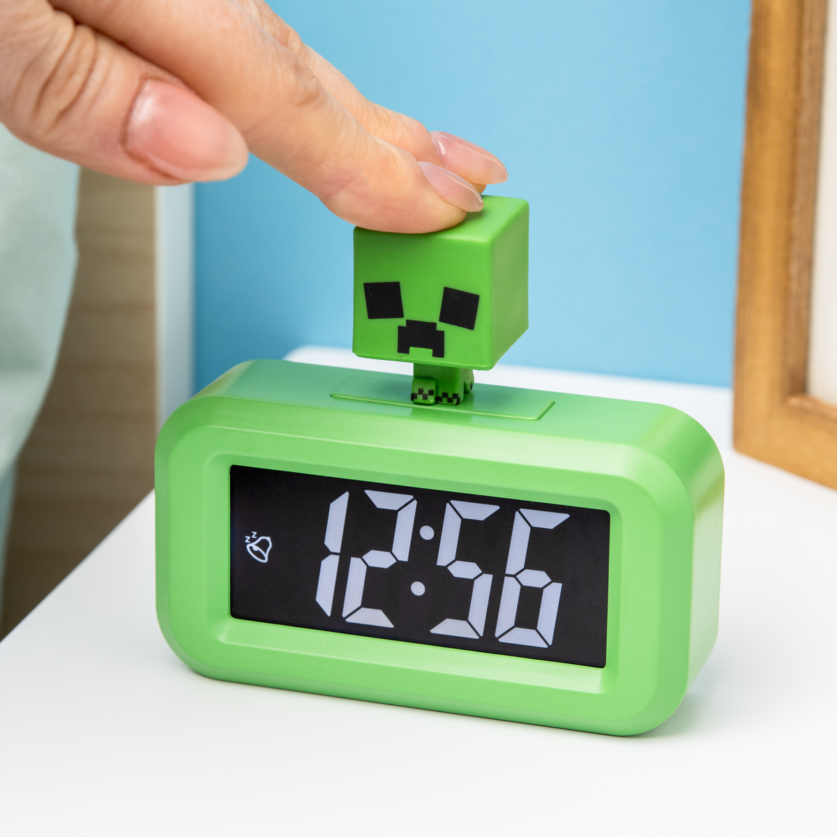 Minecraft Creeper Icon Alarm Clock Mini
