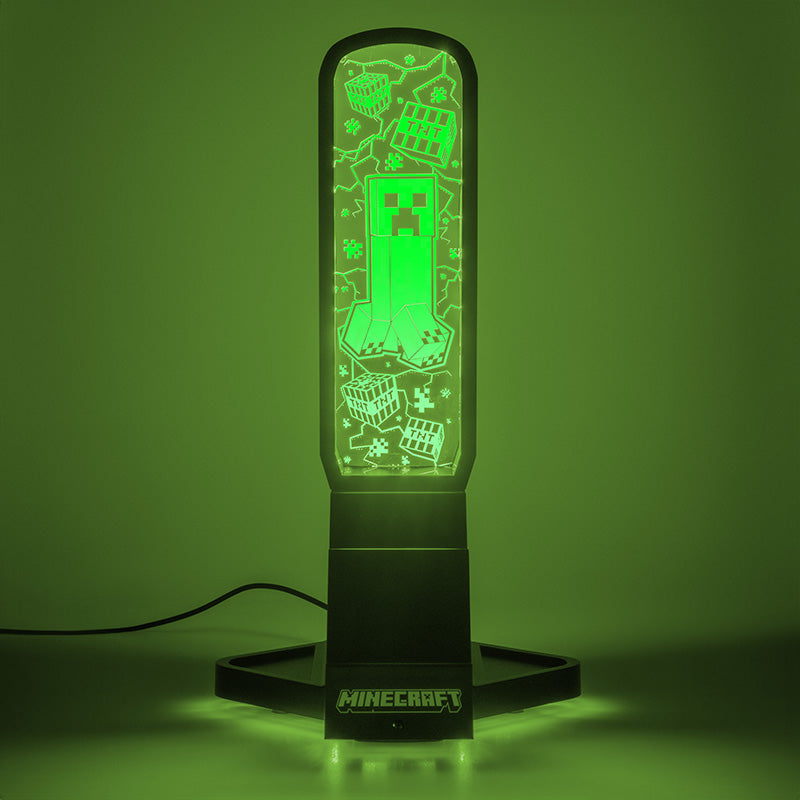 Minecraft Desk Headphone Light Stand