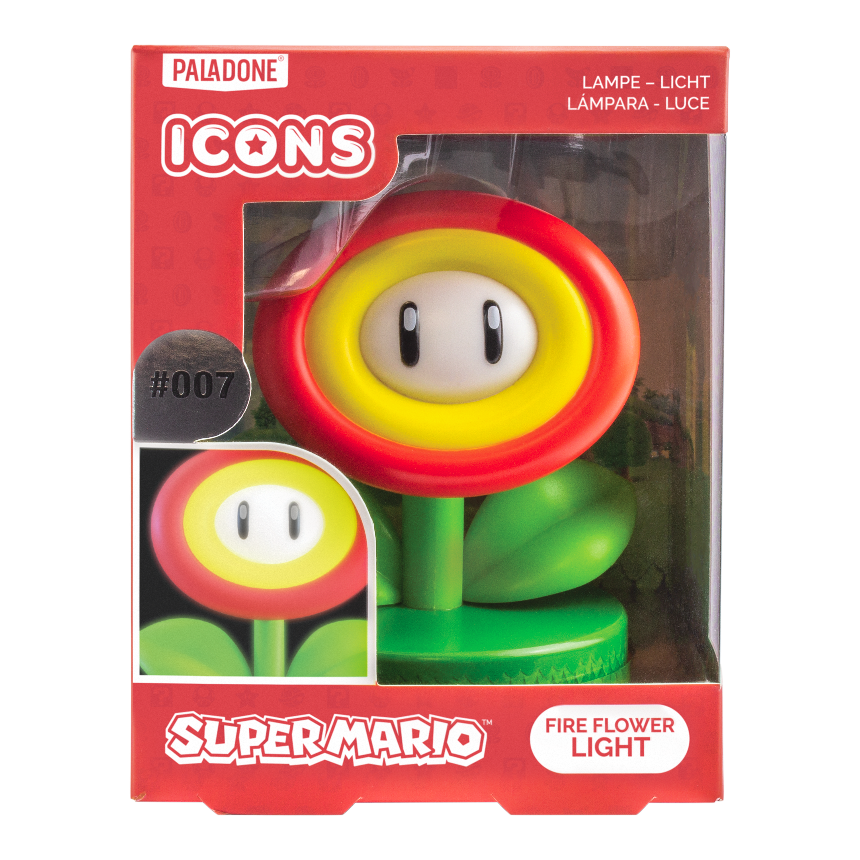 Super Mario Fire Flower Icon Light