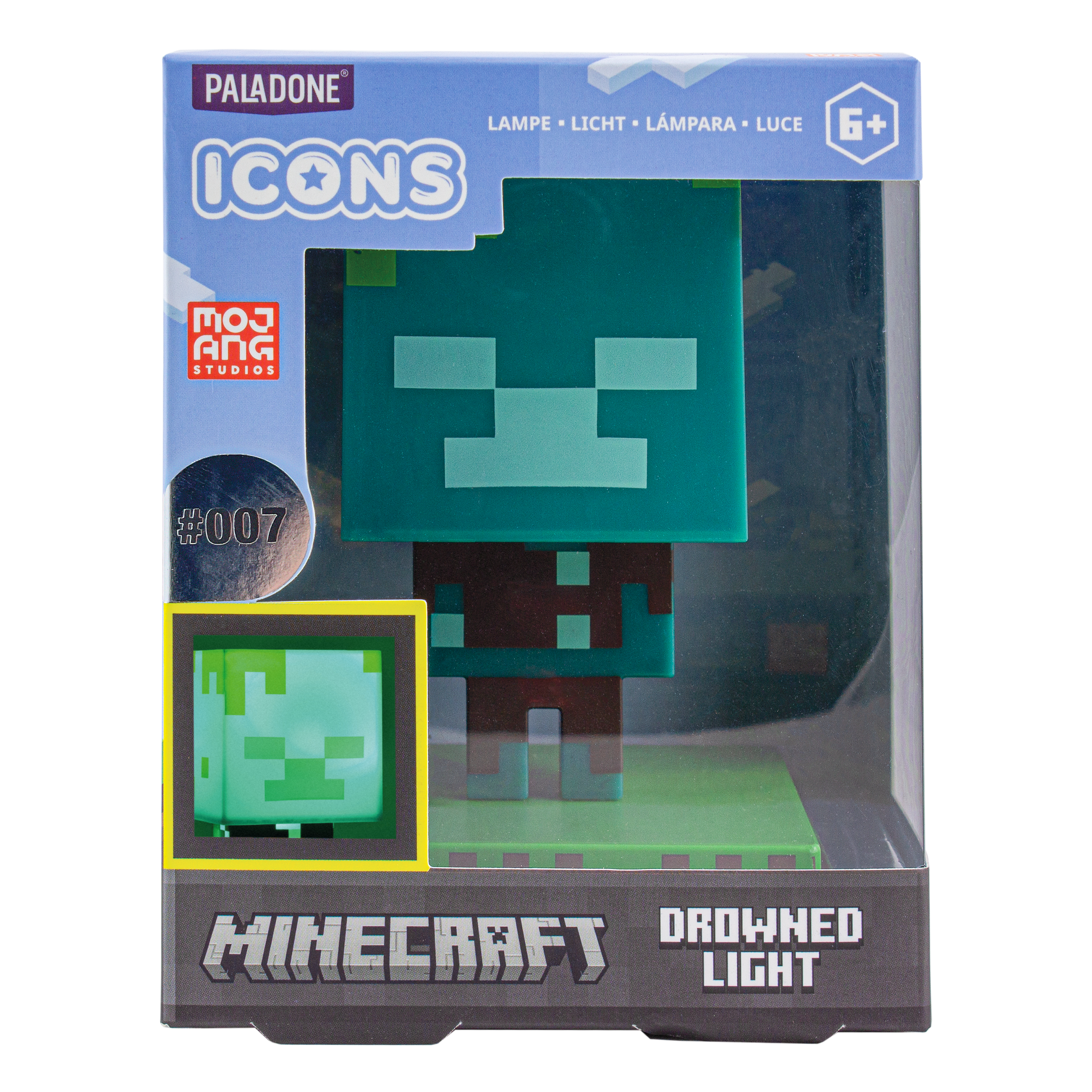 Minecraft Drowned Zombie Icon Light