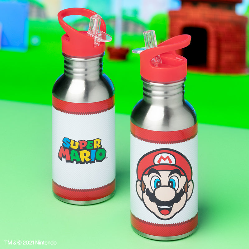 Super Mario Metal Water Bottle