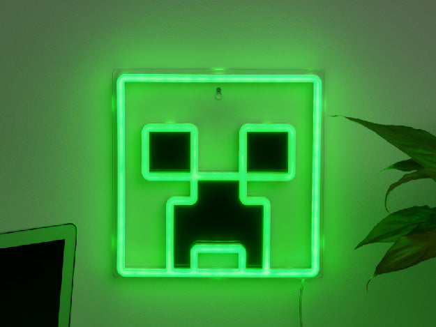 Minecraft Creeper LED Neon Light