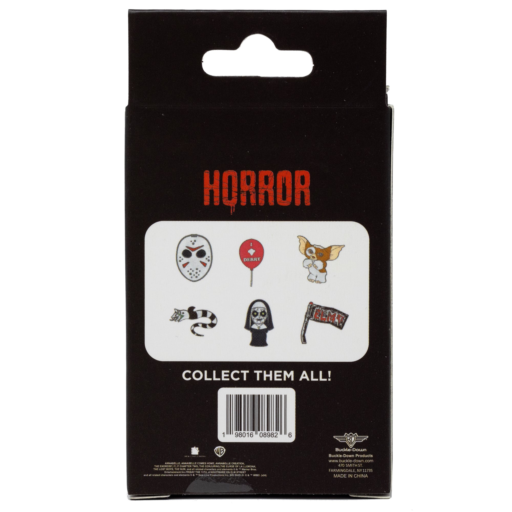 Warner Bros Horror Blind-Box Collectable Pins