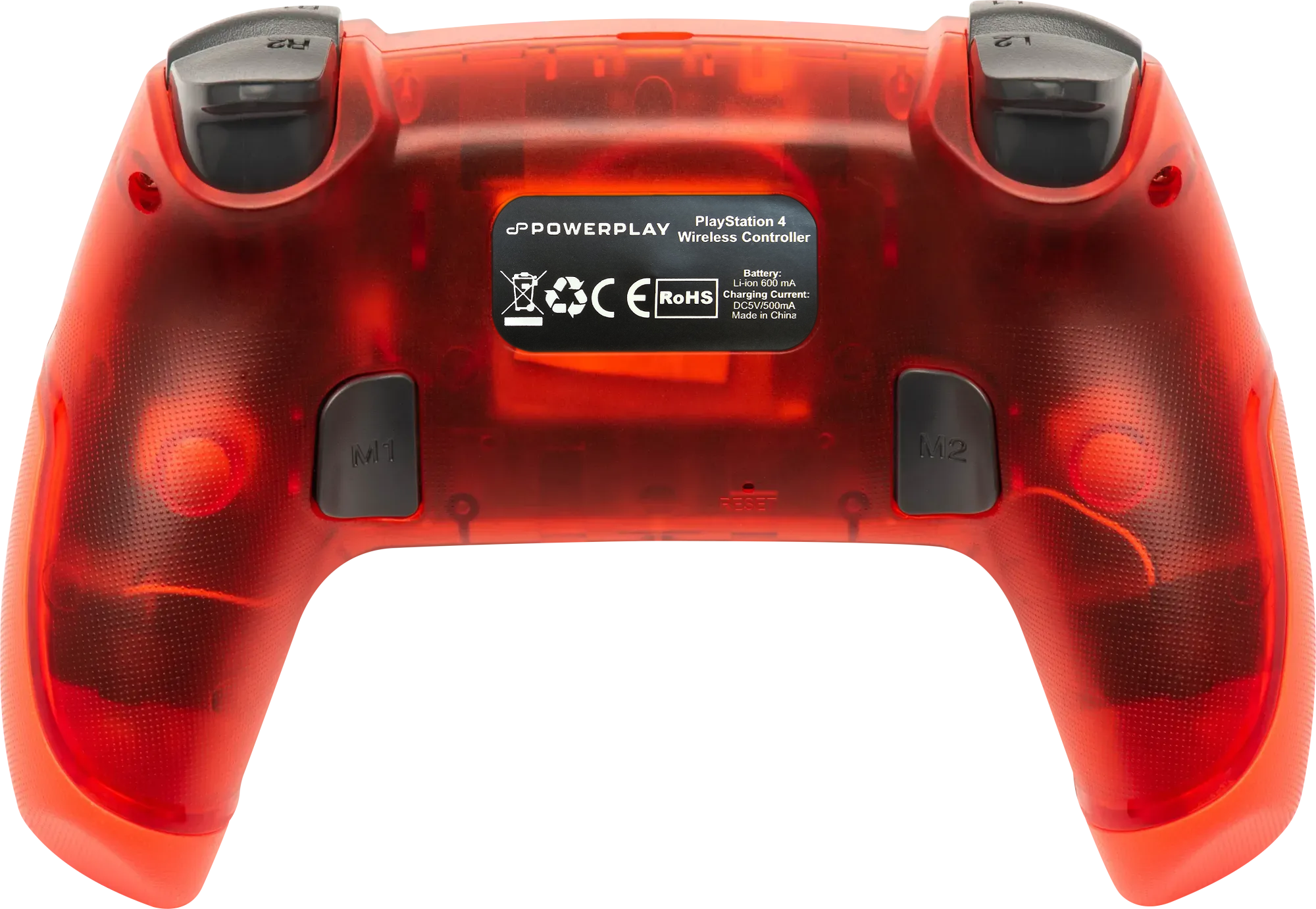 PowerPlay PS4 Wireless Controller (Translucent Red)